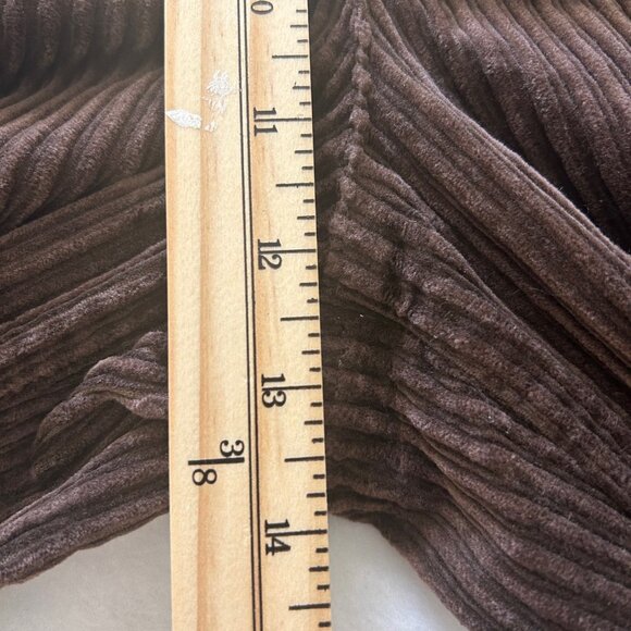 Lands End Corduroy Baggy Pants Womens Wide Leg Hamilton Baggie Y2k 2000s SZ14 - Picture 11 of 13